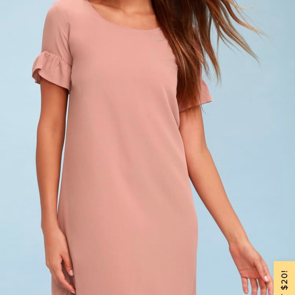 Lulu’s Pink Shift Dress